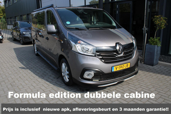 Renault Trafic 1.6 dCi T29 L2H1 Dubbele Cabine Formula Edition luxe leder navi cruise