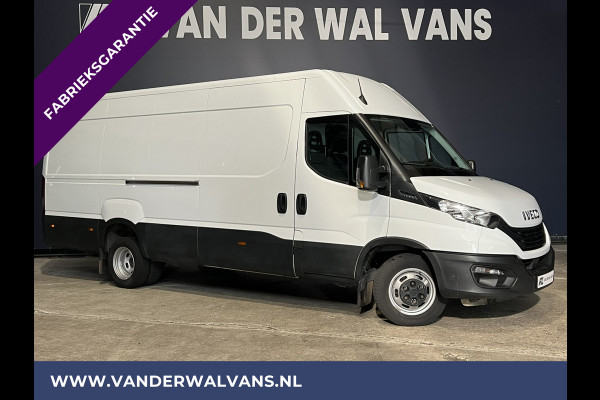 Iveco Daily 35C16V 157pk Automaat 3500kg Trekvermogen Dubbel lucht L3H2 Euro6 Fabrieksgarantie Airco | Bijrijdersbank, bluetooth telefoonvoorbereiding.