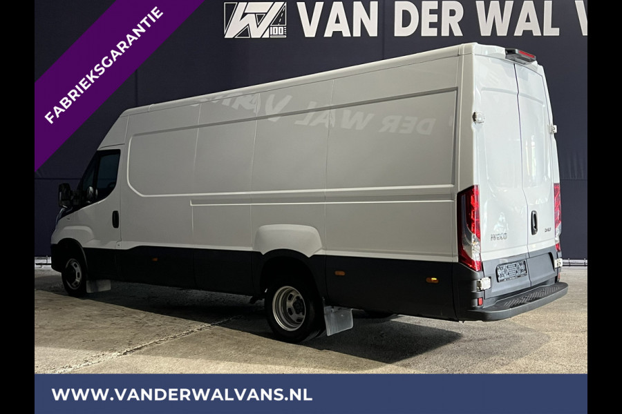 Iveco Daily 35C16V 157pk Automaat 3500kg Trekvermogen Dubbel lucht L3H2 Euro6 Fabrieksgarantie Airco | Bijrijdersbank, bluetooth telefoonvoorbereiding.