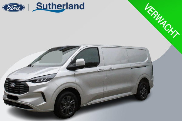 Ford Transit Custom 320 2.0 TDCI L2H1 Limited 170pk Automaat! | 5 jaar garantie |  17 inch velgen | Dubbele schuifdeur | Draadloos opladen | Reservewiel |  70L brandstoftank | Trekhaak