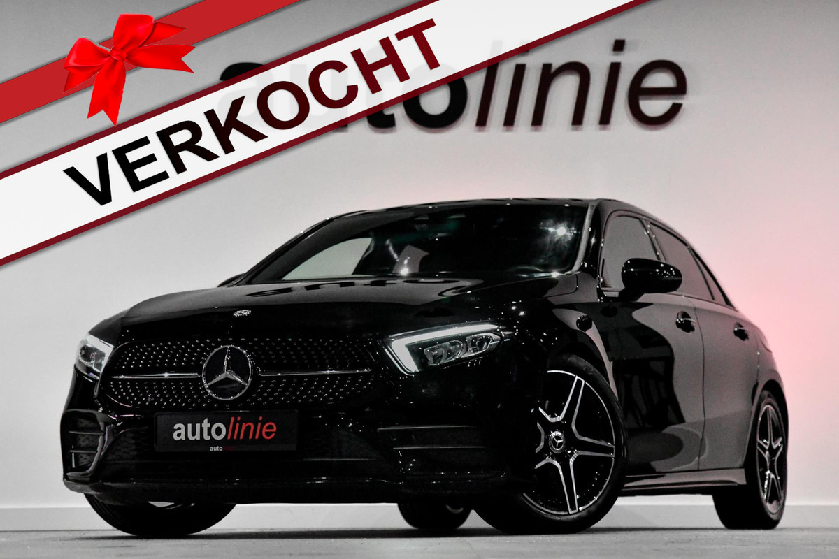 Mercedes-Benz A-Klasse 180 AMG Night ed. Keyless, Camera, CarPlay, Sfeer!