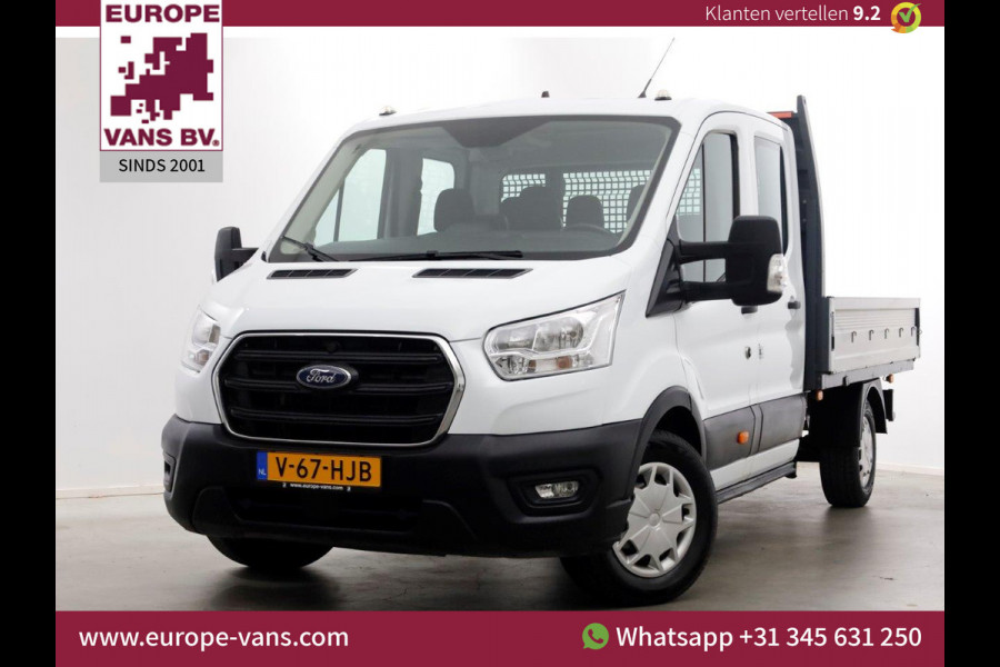 Ford Transit 350 2.0 TDCI 130pk L3H1 D.C. Trend Open Laadbak Trekhaak 2800kg 11-2021