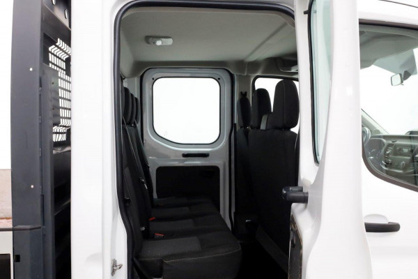 Ford Transit 350 2.0 TDCI 130pk L3H1 D.C. Trend Open Laadbak Trekhaak 2800kg 11-2021