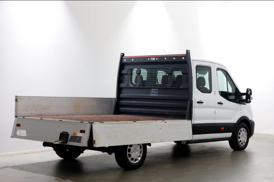 Ford Transit 350 2.0 TDCI 130pk L3H1 D.C. Trend Open Laadbak Trekhaak 2800kg 11-2021