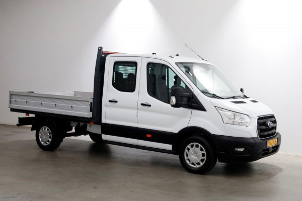 Ford Transit 350 2.0 TDCI 130pk L3H1 D.C. Trend Open Laadbak Trekhaak 2800kg 11-2021