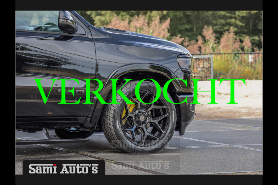 Dodge Ram 1500 5.7 V8 402PK | LIMITED NIGHT | VIRTUAL | 2024 | LPG | XB9 | HUD ADG | SER LUCHTVERING | MEEST VOLLE UITVOERING | 5.7 V8 HEMI 402PK | CREW CAB | DUBBELE CABINE | DC | 5 PERSOONS | GRIJSKENTEKEN BEDRIJFS AUTO | VOORRAAD NUMMER 2141 - 4148 | TOP DEAL !! MEEST LUXE SPORT UITVOERING !