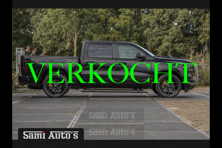 Dodge Ram 1500 5.7 V8 402PK | LIMITED NIGHT | VIRTUAL | 2024 | LPG | XB9 | HUD ADG | SER LUCHTVERING | MEEST VOLLE UITVOERING | 5.7 V8 HEMI 402PK | CREW CAB | DUBBELE CABINE | DC | 5 PERSOONS | GRIJSKENTEKEN BEDRIJFS AUTO | VOORRAAD NUMMER 2141 - 4148 | TOP DEAL !! MEEST LUXE SPORT UITVOERING !