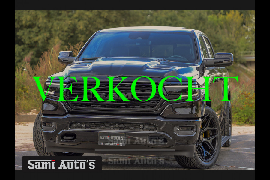 Dodge Ram 1500 5.7 V8 402PK | LIMITED NIGHT | VIRTUAL | 2024 | LPG | XB9 | HUD ADG | SER LUCHTVERING | MEEST VOLLE UITVOERING | 5.7 V8 HEMI 402PK | CREW CAB | DUBBELE CABINE | DC | 5 PERSOONS | GRIJSKENTEKEN BEDRIJFS AUTO | VOORRAAD NUMMER 2141 - 4148 | TOP DEAL !! MEEST LUXE SPORT UITVOERING !