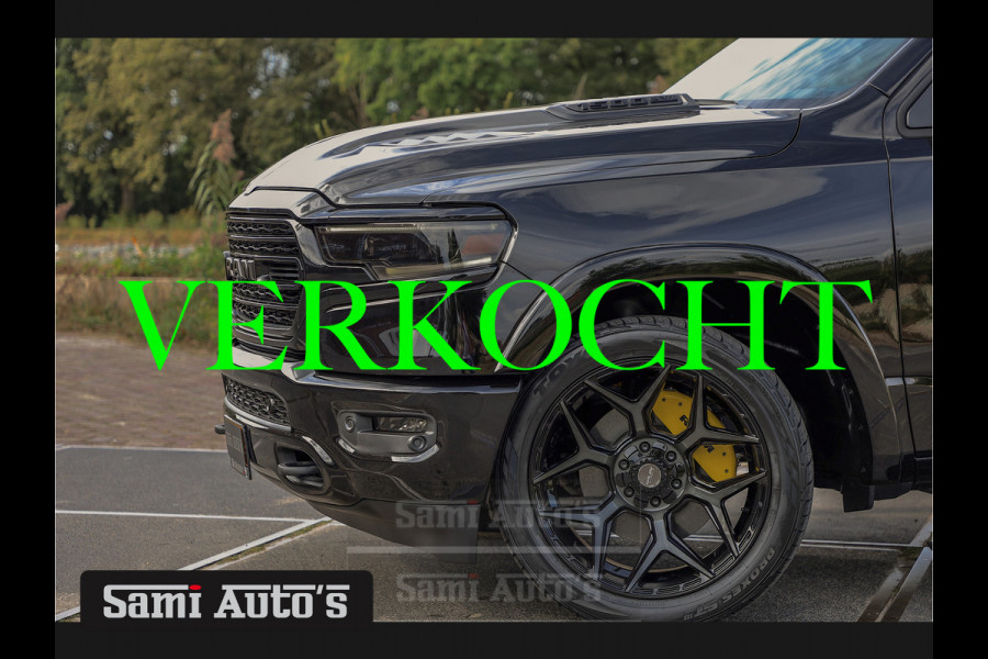 Dodge Ram 1500 5.7 V8 402PK | LIMITED NIGHT | VIRTUAL | 2024 | LPG | XB9 | HUD ADG | SER LUCHTVERING | MEEST VOLLE UITVOERING | 5.7 V8 HEMI 402PK | CREW CAB | DUBBELE CABINE | DC | 5 PERSOONS | GRIJSKENTEKEN BEDRIJFS AUTO | VOORRAAD NUMMER 2141 - 4148 | TOP DEAL !! MEEST LUXE SPORT UITVOERING !