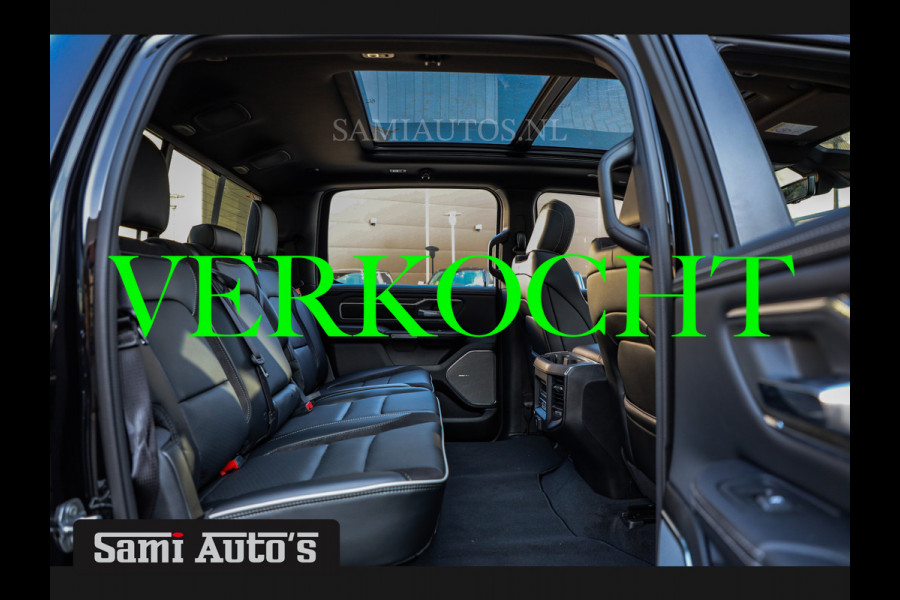 Dodge Ram 2025 LARAMIE NIGHT PREMIUM | BOM VOL + 14.4 INCH SCHERM BOM VOL | LUCHTVERING | HUD | HURRICAN 420PK 636 Nm TWIN TURBO | PRIJS M DUBBELE CABINE | PICK UP | 5 PERSOONS | DC | GRIJSKENTEKEN | VOORRAAD NR 2199 - 4973