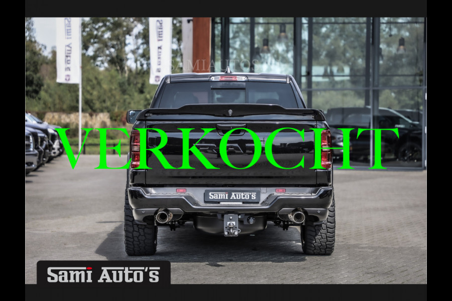 Dodge Ram 2025 LARAMIE NIGHT PREMIUM | BOM VOL + 14.4 INCH SCHERM BOM VOL | LUCHTVERING | HUD | HURRICAN 420PK 636 Nm TWIN TURBO | PRIJS M DUBBELE CABINE | PICK UP | 5 PERSOONS | DC | GRIJSKENTEKEN | VOORRAAD NR 2199 - 4973