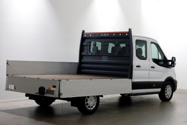 Ford Transit 350 2.0 TDCI 130pk L3H1 D.C. Trend Open Laadbak Trekhaak 2800kg 11-2021