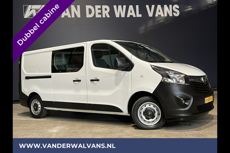 Opel Vivaro 1.6 CDTI 126pk L2H1 Dubbele Cabine Euro6 Airco | Camera | Navigatie | LED | Cruisecontrol, Parkeersensoren, 5-Zits