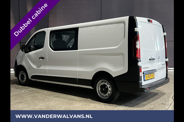 Opel Vivaro 1.6 CDTI 126pk L2H1 Dubbele Cabine Euro6 Airco | Camera | Navigatie | LED | Cruisecontrol, Parkeersensoren, 5-Zits