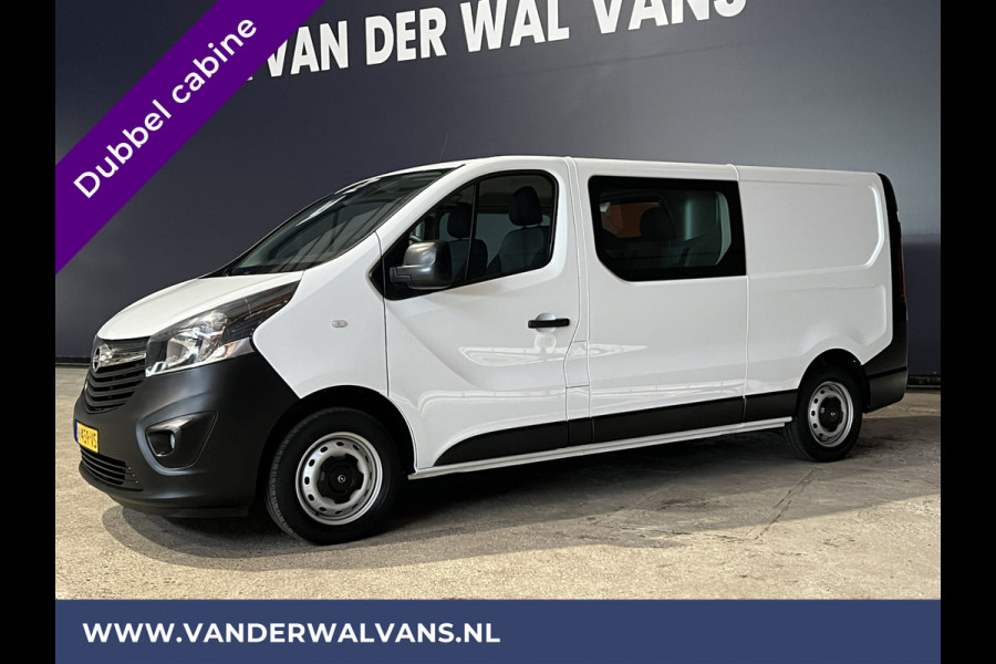 Opel Vivaro 1.6 CDTI 126pk L2H1 Dubbele Cabine Euro6 Airco | Camera | Navigatie | LED | Cruisecontrol, Parkeersensoren, 5-Zits