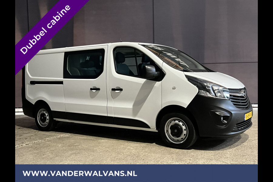 Opel Vivaro 1.6 CDTI 126pk L2H1 Dubbele Cabine Euro6 Airco | Camera | Navigatie | LED | Cruisecontrol, Parkeersensoren, 5-Zits