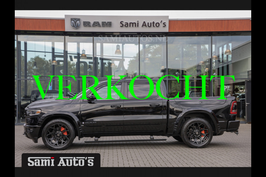 Dodge Ram 1500 LIMITED NIGHT | 2024 | LPG | COVER | XB9 | VIRTUAL | HUD ADG | SER LUCHTVERING | 5.7 V8 HEMI 402PK | CREW CAB | DUBBELE CABINE | DC | 5 PERSOONS | GRIJSKENTEKEN BEDRIJFS AUTO | VOORRAAD NUMMER 2140 - 4162 |