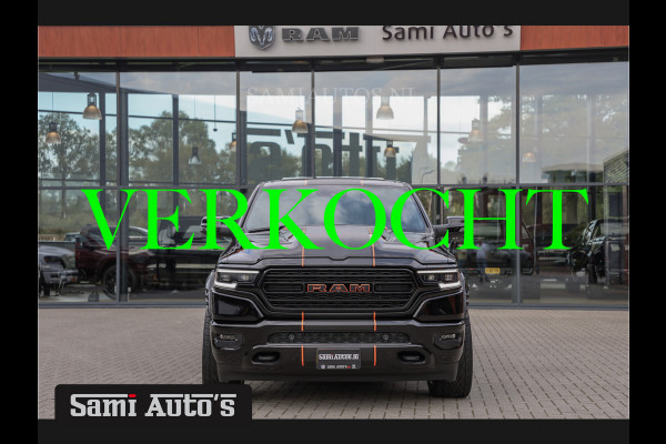 Dodge Ram 1500 LIMITED NIGHT | 2024 | LPG | COVER | XB9 | VIRTUAL | HUD ADG | SER LUCHTVERING | 5.7 V8 HEMI 402PK | CREW CAB | DUBBELE CABINE | DC | 5 PERSOONS | GRIJSKENTEKEN BEDRIJFS AUTO | VOORRAAD NUMMER 2140 - 4162 |