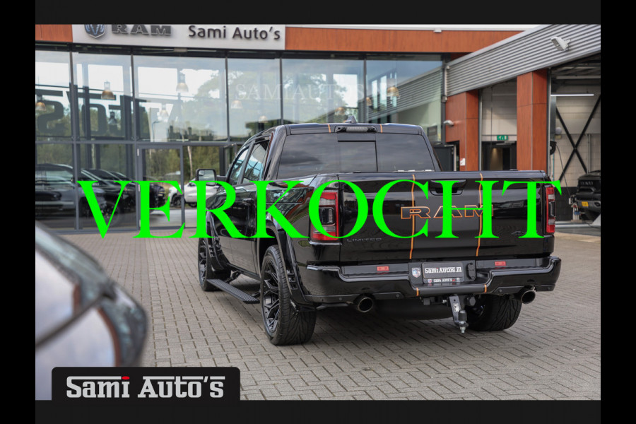 Dodge Ram 1500 LIMITED NIGHT | 2024 | LPG | COVER | XB9 | VIRTUAL | HUD ADG | SER LUCHTVERING | 5.7 V8 HEMI 402PK | CREW CAB | DUBBELE CABINE | DC | 5 PERSOONS | GRIJSKENTEKEN BEDRIJFS AUTO | VOORRAAD NUMMER 2140 - 4162 |