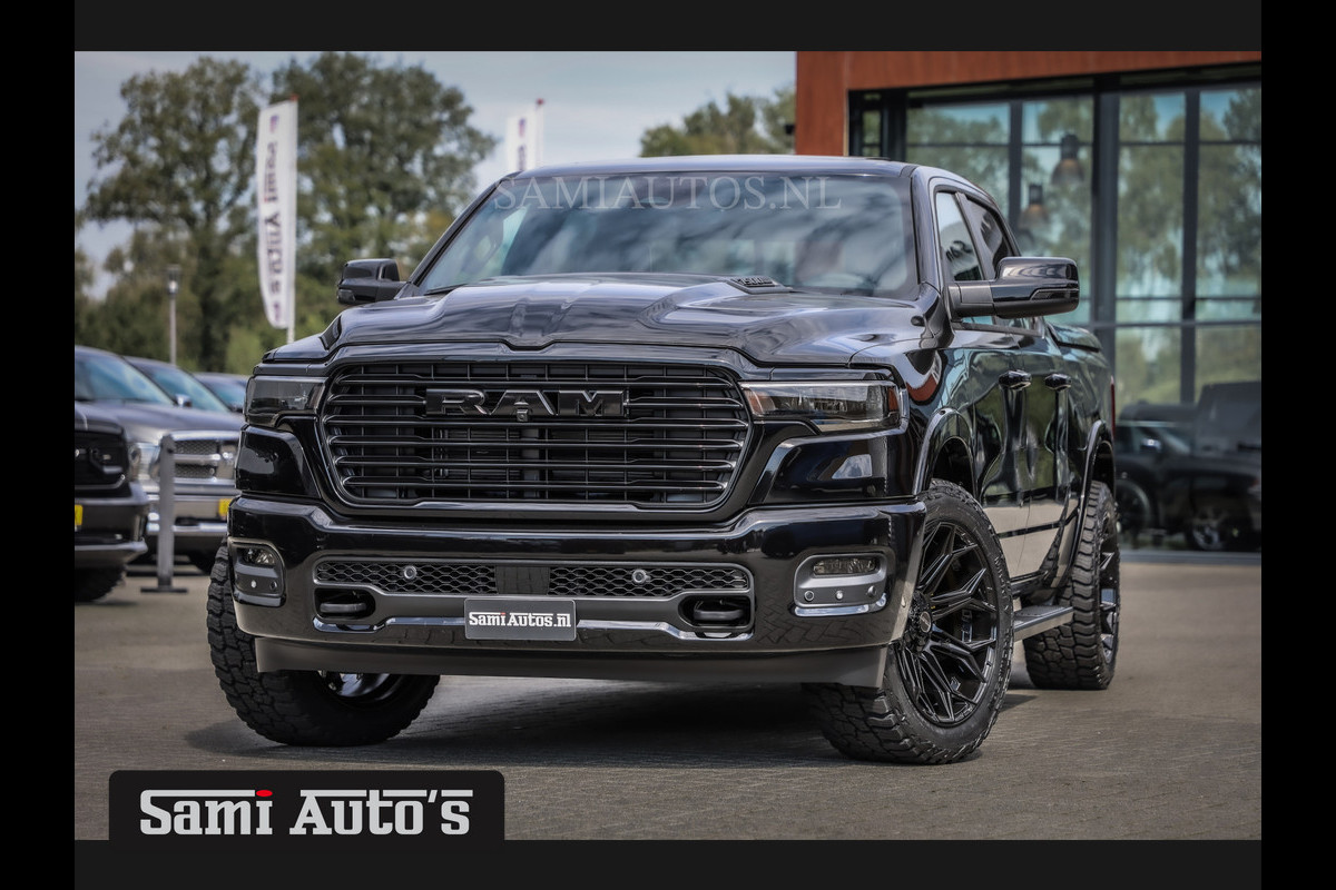 Dodge Ram 2025 LARAMIE SPORT HURRICAN 420PK 636 Nm TWIN TURBO | PRIJS MET LPG EN COVER EN GARANTIE | DUBBELE CABINE | PICK UP | 5 PERSOONS | DC | GRIJSKENTEKEN | VOORAAD 2189 - 9768