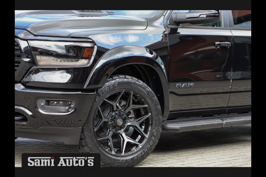 Dodge Ram 1500 ALL-IN PRIJS | HULK BLACK OPS | LPG | COVER | GROOTSCHERM 12" INCH | LARAMIE | 5 PERSOONS | ZWART | HEMI 5.7 V8 4x4 CREWCAB 5'7 | GRIJSKENTEKEN | DUBBELE CABINE | VOORRAAD NR 2169 -  8823