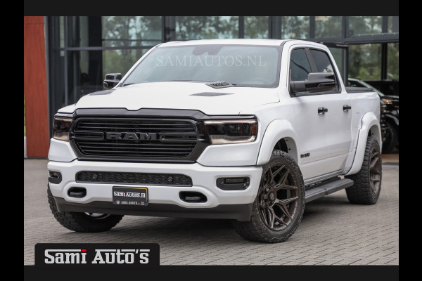 Dodge Ram 1500 HULK | ALL-IN PRIJS ZO ALS AFGEBEELD | 5.7 V8 HEMI 4x4 | LARAMIE NIGHT EDITION | PRIJS MET LPG EN GARANTIE EN DIKKE WIELEN EN WIDEBODY | DUBBELE CABINE | 5 PERSOONS | VOORRAAD NR 2015 - 4725 | DIRECT BESCHIKBAAR |