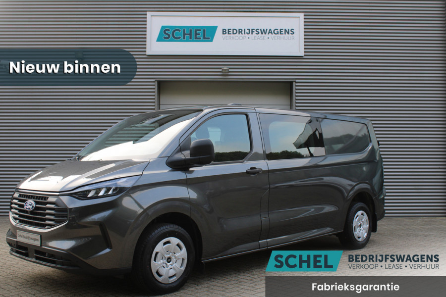 Ford Transit Custom 320 2.0 TDCI L2H1 Trend DC 136pk - Carplay - Android - Camera - Verwarmd stuur - Trekhaak - LED koplampen - Stoelverwarming - Ri