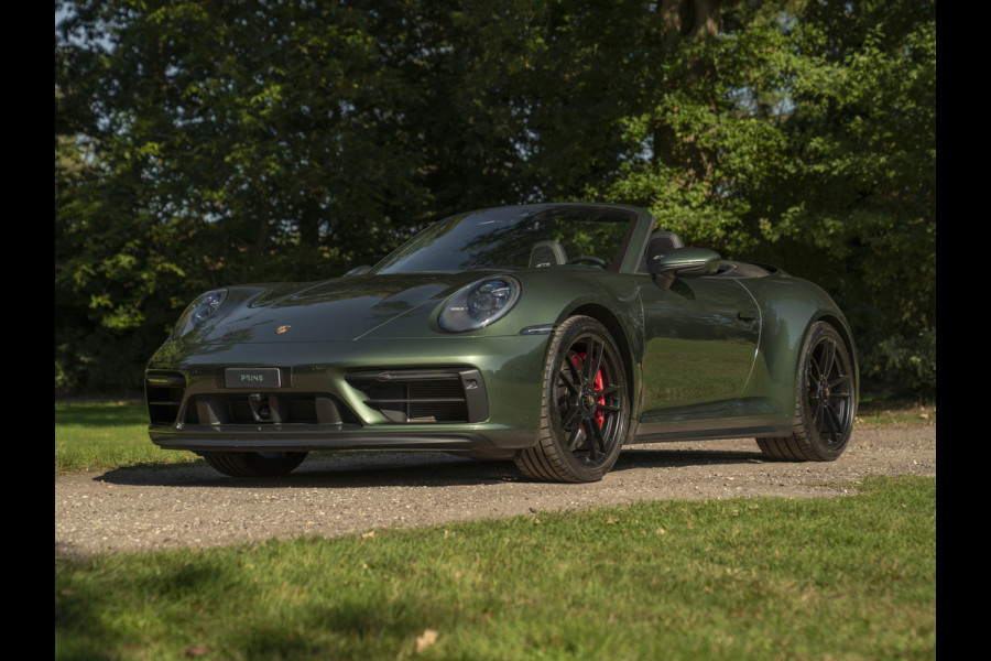 Porsche 911 Cabrio 992 Carrera 4 GTS | PTS Oak Green | SportDesign | Full Xpell PPF | 1e eigenaar