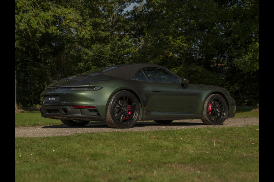 Porsche 911 Cabrio 992 Carrera 4 GTS | PTS Oak Green | SportDesign | Full Xpell PPF | 1e eigenaar