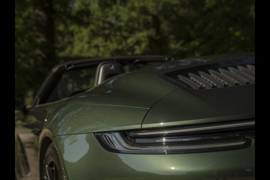 Porsche 911 Cabrio 992 Carrera 4 GTS | PTS Oak Green | SportDesign | Full Xpell PPF | 1e eigenaar