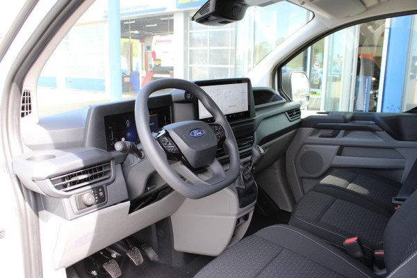 Ford Transit Custom 300 2.0 TDCI L2H1 Trend SCI Automaat 136pk | Adaptive cruise control | Dubbele schuifdeur (2x) | 8-weg bestuurdersstoel + bijrijdersbank | Stoelverwarming | Dodehoeksensoren | Navigatie | Elektrisch inklapbare spiegels | 16 inch lichtmetalen velgen | Full LED | Dual-zone climate control | LED laadruimteverlichting