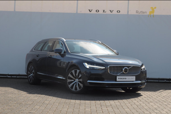 Volvo V90 T6 350PK Automaat Recharge AWD Plus Bright / Adpatieve cruise control/ BLIS/ Elektrische stoelen/ Harman Kardon audio/ Stoel en stuurwielverwarming/ Parkeersensoren met camera