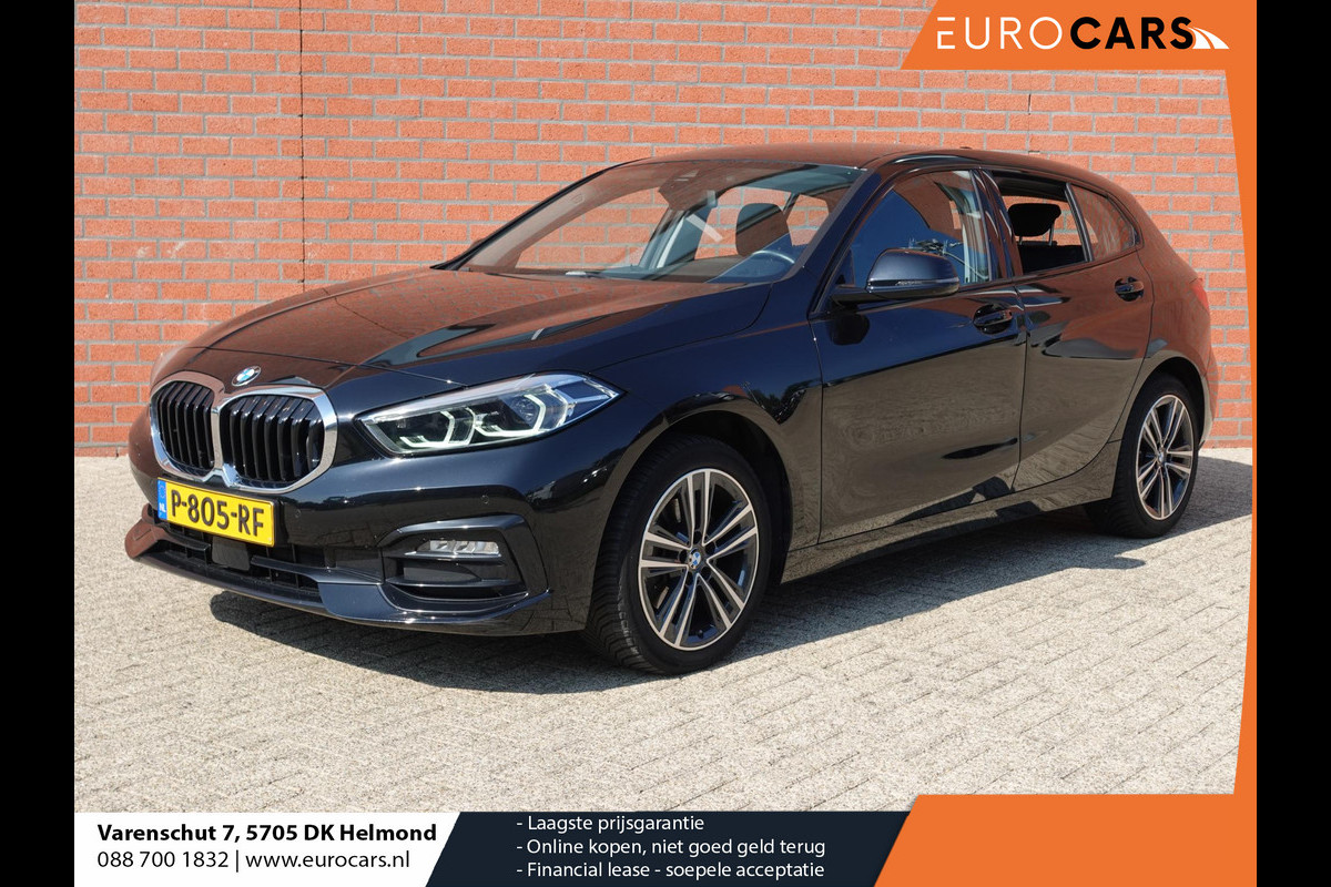 BMW 1-serie 118i High Executive Navigatie Apple Carplay/Android Auto  Parkeersensoren Virtual Cockpit Stoelverwarming Cruise Control Ledverlichting Sfeerverlichting Getinte ramen Climate Control