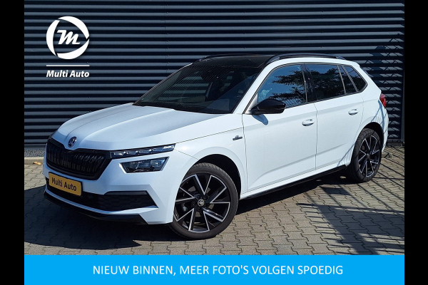 Škoda Kamiq 1.0 TSI Monte Carlo DSG | Carplay | Panodak | Camera | Sportstoelen Verwarmd | LED | Apple Carplay | DAB | Dode Hoek |