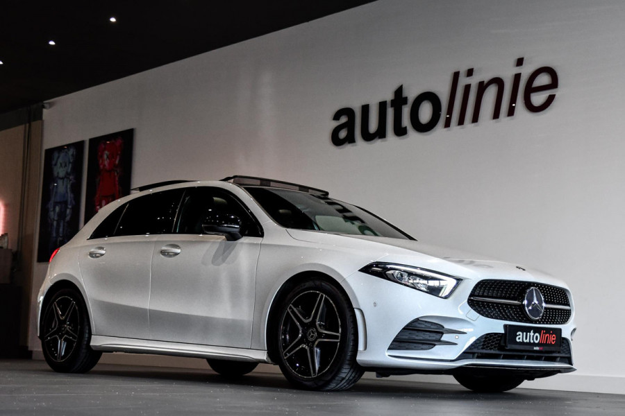 Mercedes-Benz A-Klasse 200 AMG Night ed, Pano, Camera, Sfeer, CarPlay!