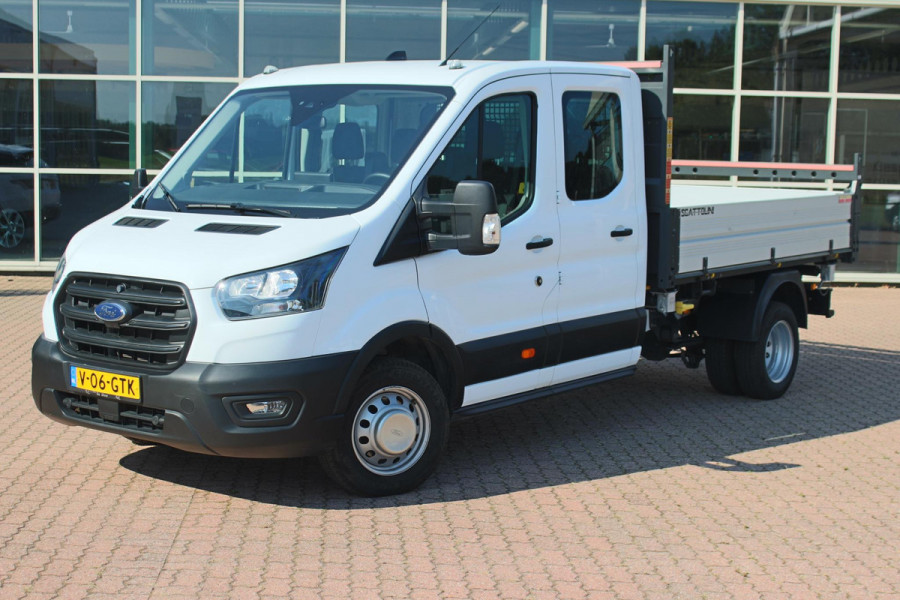 Ford Transit 350 2.0 TDCI L3H1 DC Trend RWD driezijdige kipper 3500 Kg trekvermogen