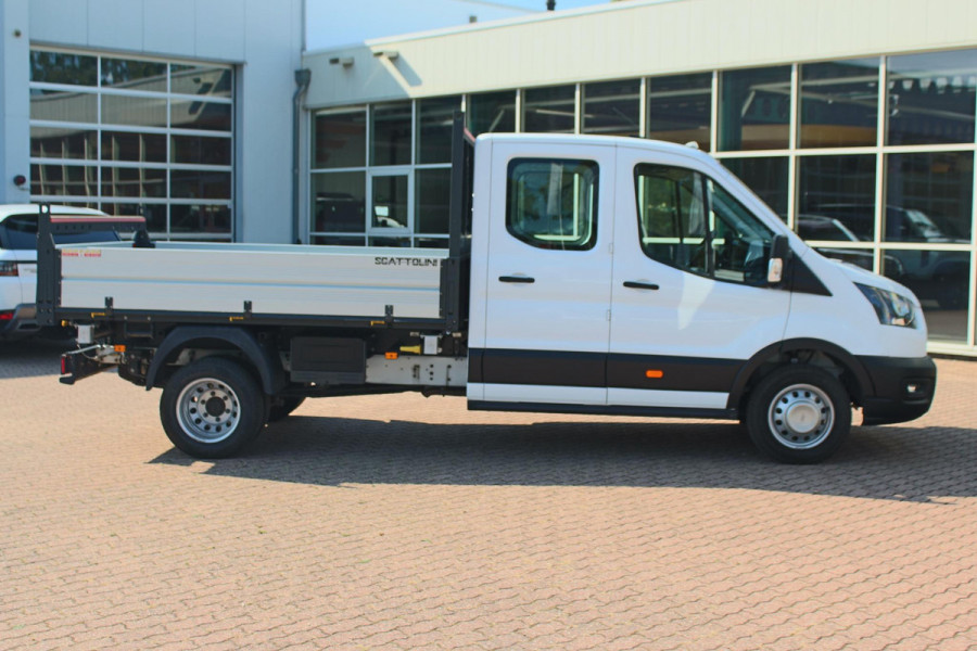 Ford Transit 350 2.0 TDCI L3H1 DC Trend RWD driezijdige kipper 3500 Kg trekvermogen