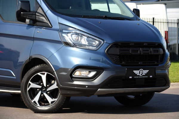 Ford Transit Custom 300 2.0 TDCI L2H1 Active Camera. Cruise, Carplay, Leder, Automaat, LED, Multimedia, Sensoren, Trekhaak, Uniek!