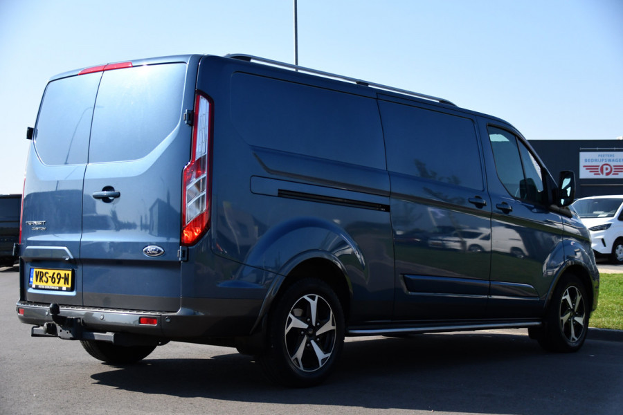 Ford Transit Custom 300 2.0 TDCI L2H1 Active Camera. Cruise, Carplay, Leder, Automaat, LED, Multimedia, Sensoren, Trekhaak, Uniek!