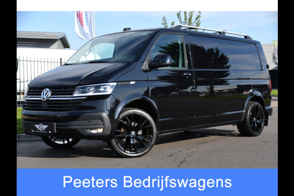 Volkswagen Transporter 2.0 TDI L2H1 30 4Motion Black Edition Adaptieve Cruise, Camera, Carplay, NAVI, Automaat, Sensoren, Trekhaak, Standkachel, Stoelverwaming!