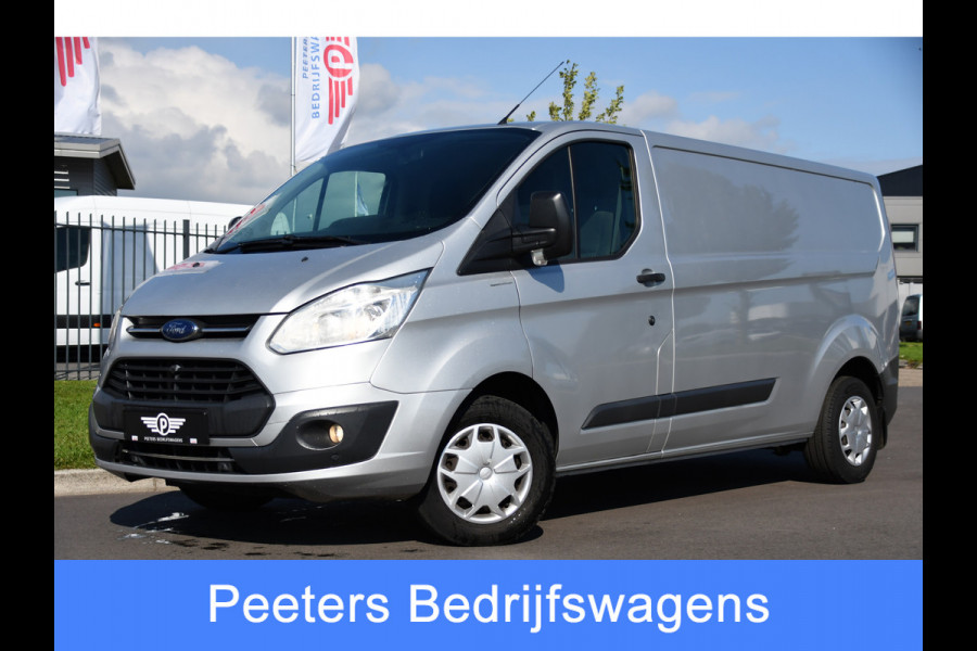 Ford Transit Custom 290 2.0 TDCI L2H1 PB Edition Cruise, Sensoren, 130PK, Trekhaak, Airco, Radio,