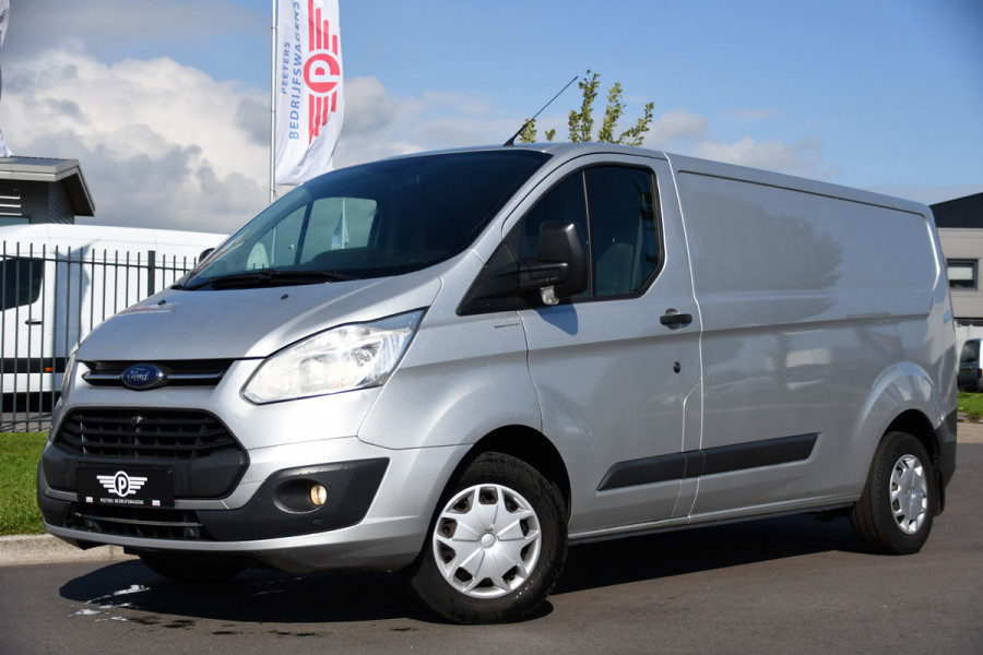 Ford Transit Custom 290 2.0 TDCI L2H1 PB Edition Cruise, Sensoren, 130PK, Trekhaak, Airco, Radio,