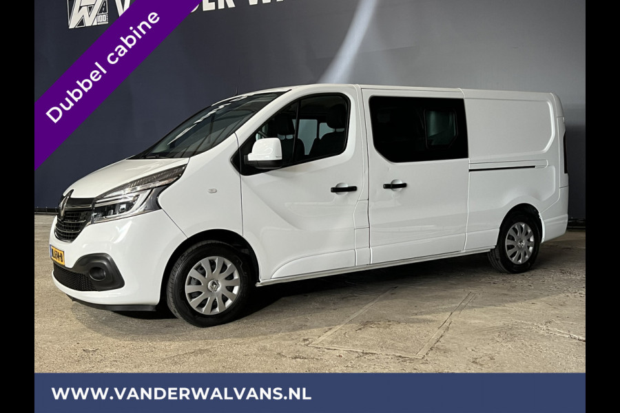 Renault Trafic 2.0 dCi 120pk L2H1 Dubbele Cabine Euro6 Airco | 2x zijdeur | Navigatie | LED | Cruisecontrol Trekhaak, Parkeersensoren, 5-Zits