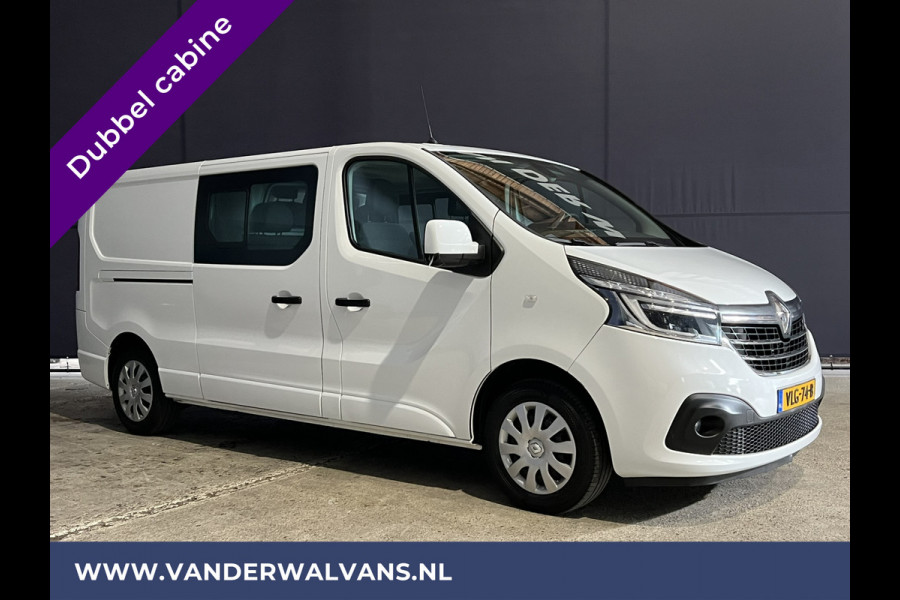 Renault Trafic 2.0 dCi 120pk L2H1 Dubbele Cabine Euro6 Airco | 2x zijdeur | Navigatie | LED | Cruisecontrol Trekhaak, Parkeersensoren, 5-Zits