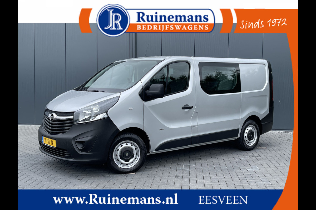 Opel Vivaro 1.6 CDTI / L1H1 / DUBBELE CABINE / AIRCO / CRUISE / NAVI / 6 PERS. / DUBBEL CABINE