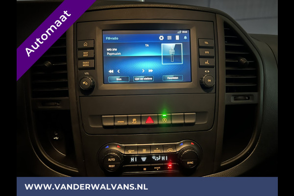 Mercedes-Benz Vito 116 CDI 164pk 9G Tronic Automaat L3H1 XL Fabrieksgarantie Euro6 Airco | LED | Camera cruisecontrol, parkeersensoren, Apple Carplay, Android auto, 2500kg Trekhaak