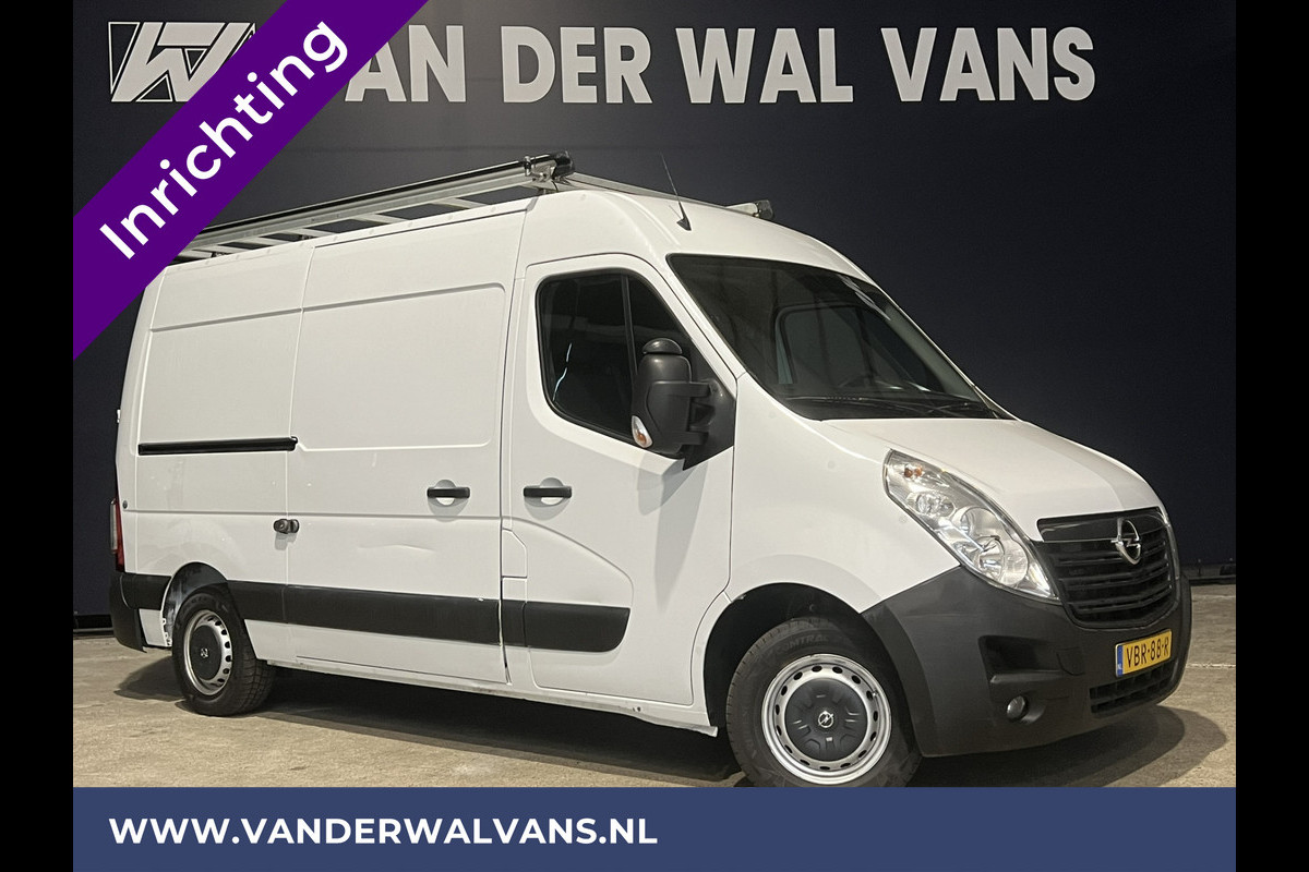 Opel Movano 2.3 CDTI BiTurbo 145PK L2H2 Inrichting Euro6 Airco | Imperiaal | Trap | Trekhaak 2500kg Omvormer, Camera, Parkeersensoren, Cruisecontrol, Navigatie, Bijrijdersbank, Bluetooth-telefonie