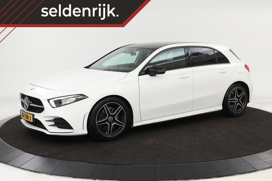 Mercedes-Benz A-Klasse 250 AMG Night | Stoelverwarming | Sfeerverlichting | Widescreen | Navigatie | Park Assist | Half leder | Climate control