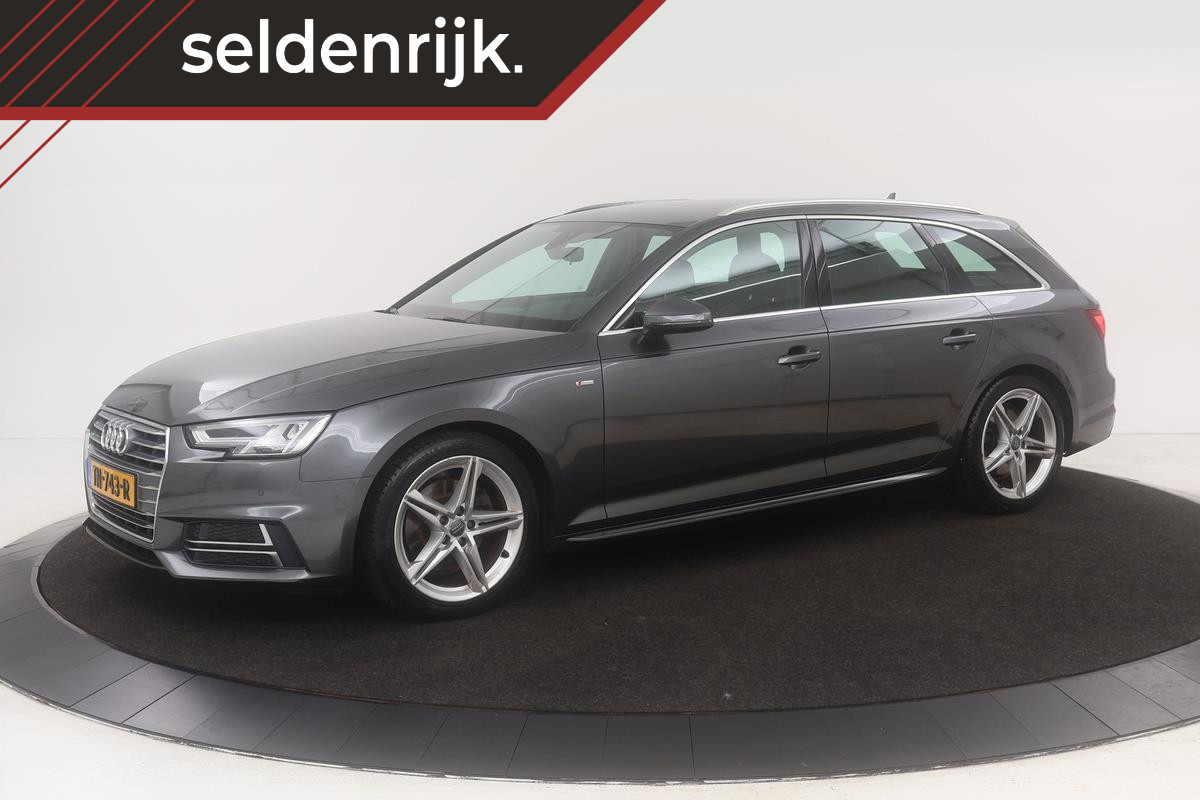 Audi A4 2.0 TFSI MHEV Sport S Line Edition | 1e eigenaar | Trekhaak | Sportstoelen | PDC | Full LED | Half leder | Navigatie