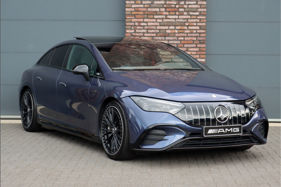 Mercedes-Benz EQE AMG 43 4MATIC Premium 91 kWh | 64.000,- ex BTW | Hypercreen | Distronic+ | Burmester | Memory | Panoramadak | HUD | Digital Light | AMG-Stuurwieltoetsen | Warmtepomp |